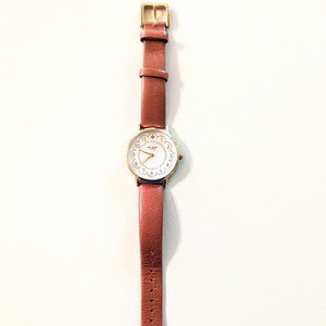 Kate Spade Leather & Gold Watch